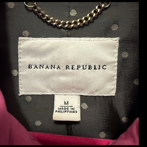 Banana Republic Women's Pink Belted Coat - Picture 7 of 8